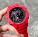 First Copy G-SHOCK GA-B001 Red with Shock Resistance and LED Light