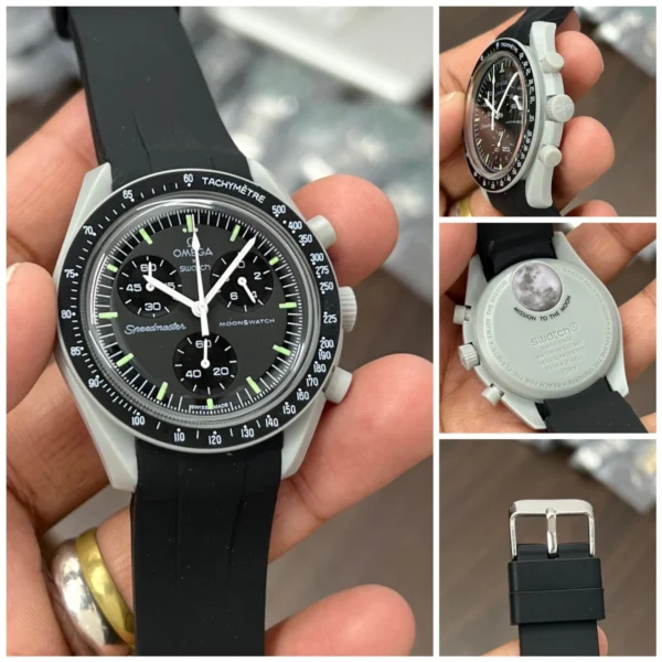 1st Copy Branded Men Swatch Moon Watch