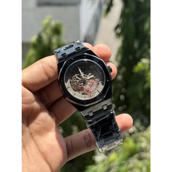 Audemars Piguet Watch Royal Oak Full Black Quartz For Men (SUP273) - Image 2