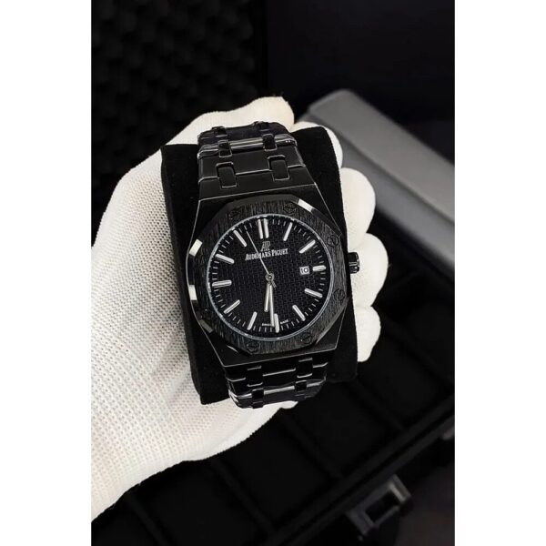 Audemars Piguet Watch Royal Oak Quartz Full-Black For Men (SUP208) - Image 2