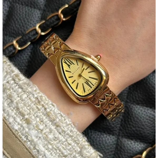 Bvlgari Watch Serpenti Seduttori Full Gold For Women (SUP733)