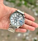First Copy Diesel 10 Bar Silver & White DZ4318 Watch for Men