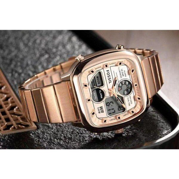 Digital Stainless Steel Edition Fossil Watch For Men (SG-1022)