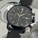 Fossil Watch : Fossil Chronograph Leather Edition Watch For Men (SG-1016)
