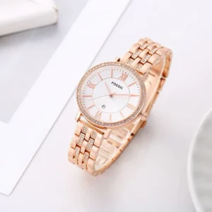 Fossil Watch Jacqueline Copper-White For Women (CS53)