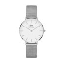 Iconic Silver White Dial Daniel Wellington Watch For Men (SG-49)