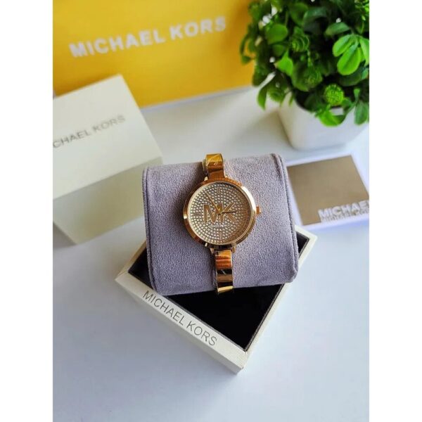 Michael Kors Watch Charley pave Gold For Women (CS113) - Image 2