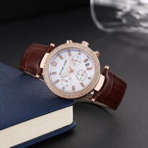 Michael Kors Watch Diamond Chronograph Premium Watch For Women (SG-156)