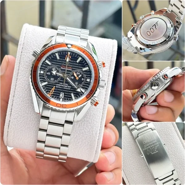 Omega Seamaster Watch Planet Ocean Quartz Japan For Men (SUP213) - Image 2