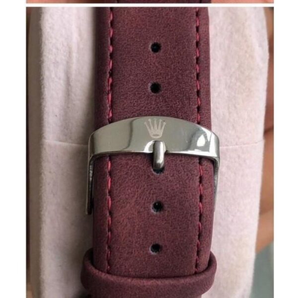 Premium Men Rolex Watch, Leather Strap (SG-23) - Image 2