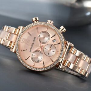 Premium Michael Kors Watch For Women with Fully Functional Chronograph (SG-105)