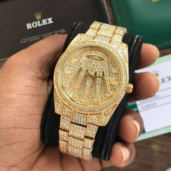 Rolex Watch For Men Full Diamond Edition (SG-34) - Image 2