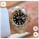Rolex Watch GMT Master II Two Tone – Black & Gold For Men (SUP221)