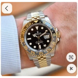 Rolex Watch GMT Master II Two Tone – Black & Gold For Men (SUP221)