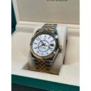 Rolex Watch Sky Dweller Silver Gold White Dial For Men (CS196)