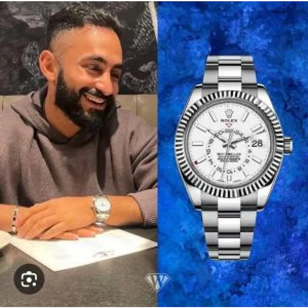 Rolex Watch Sky Dweller White Dial Stainless Steel For Men (CS194)