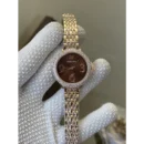 Swarovski Watch Brown With Rose Gold For Women (CS66)